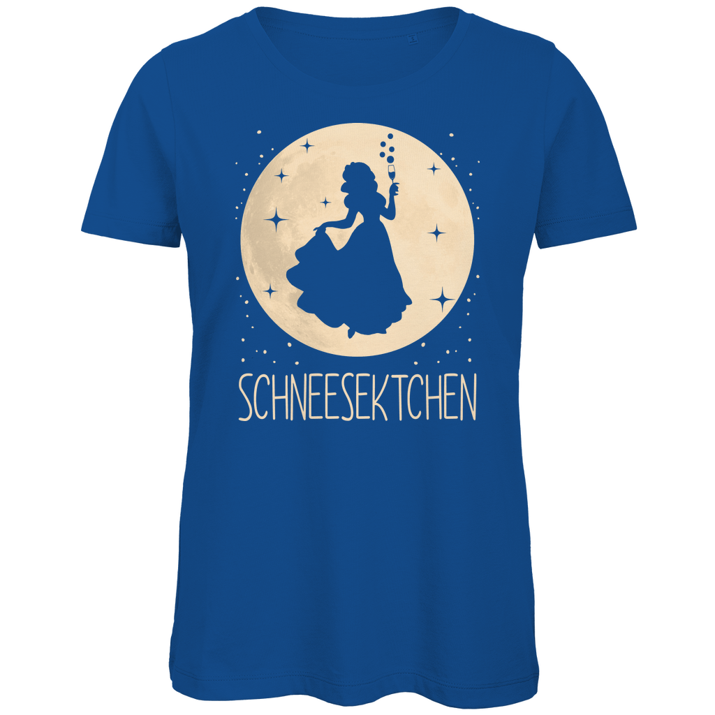 Mond Prinzessin - Schneesektchen - Damen Premium Bio T-Shirt Royal Blue