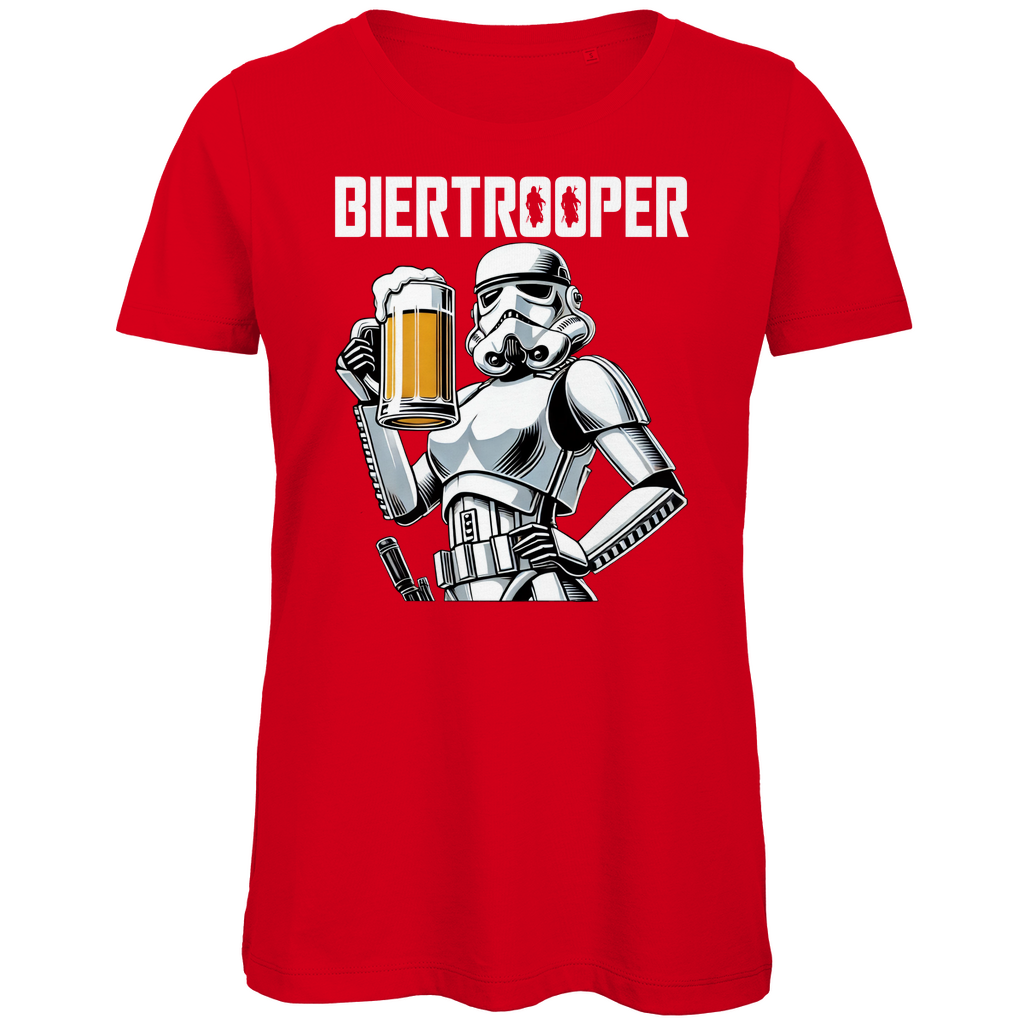 Biertrooper - Star Wars Stormtrooper - Damen Premium Bio T-Shirt Red