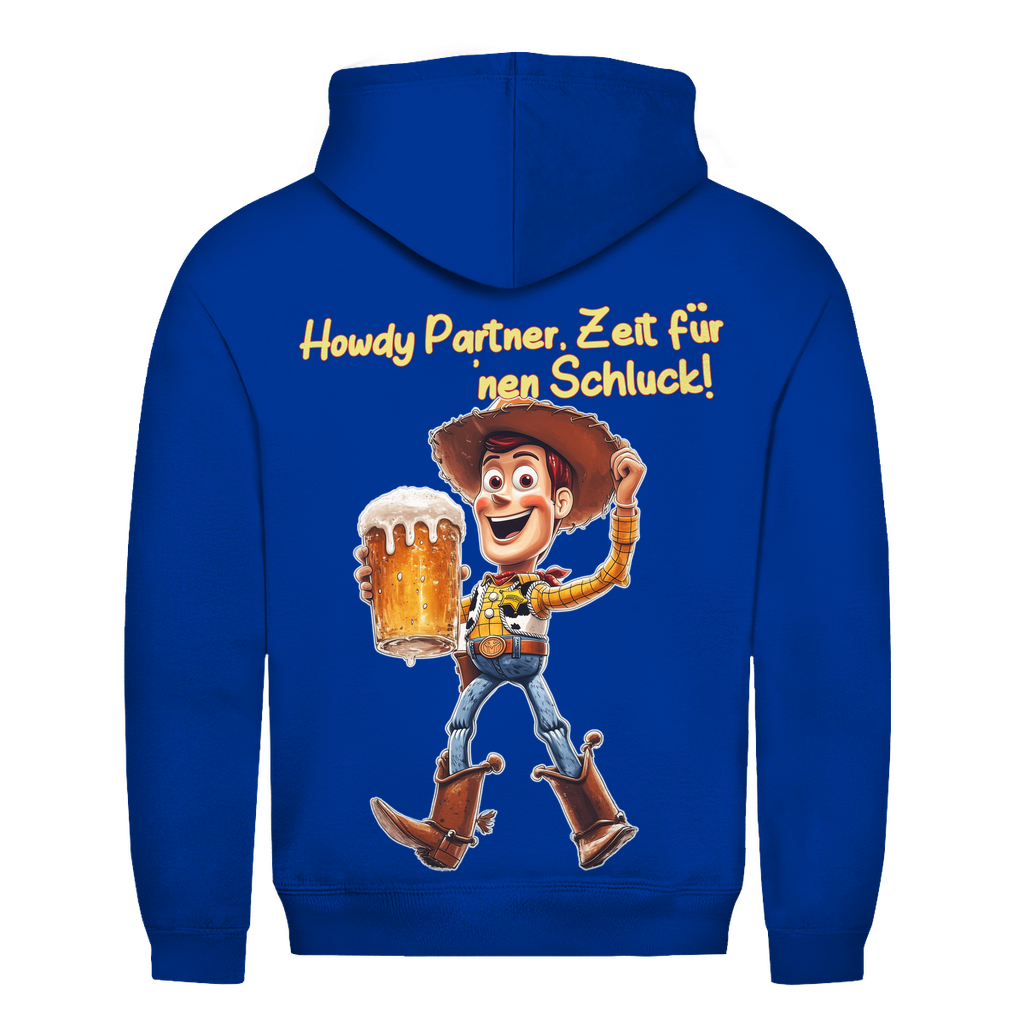 Howdy Partner Zeit für nen Schluck - Woody Toy Story - Herren Hoodie Royal Blue