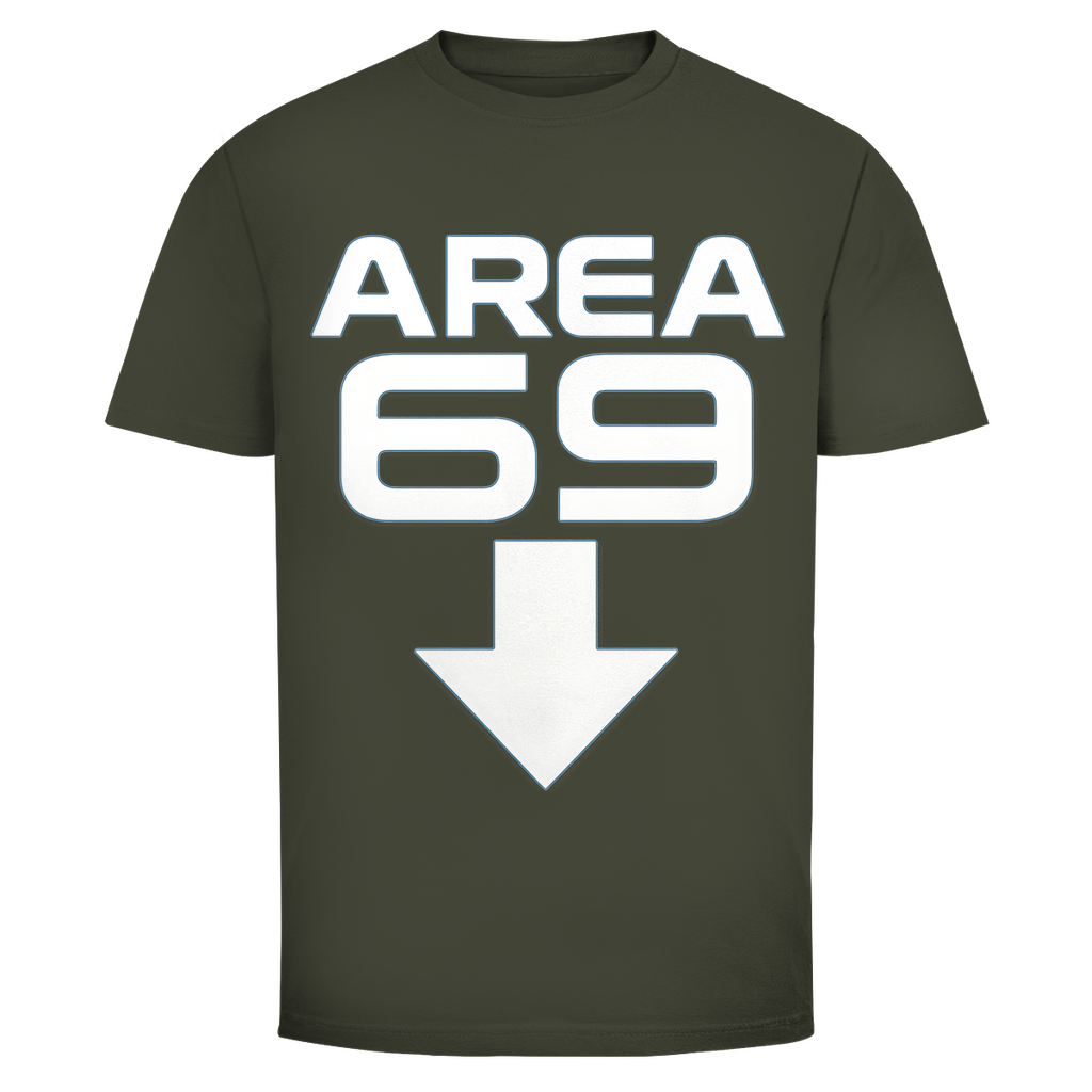 Herren T-Shirt Area 69 Urban Khaki
