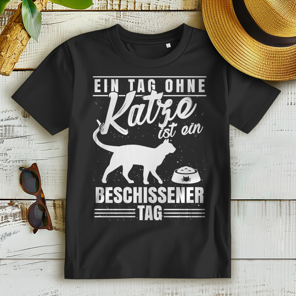 Katzenliebhaberin Shirt Damen – Katzen T-Shirt für Katzenmama mit Spruch
