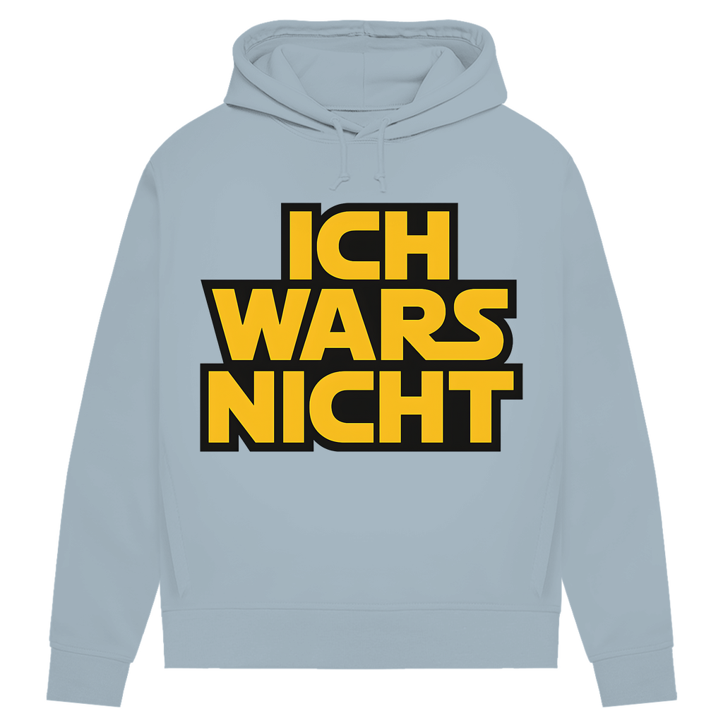 Ich Wars Nicht - Damen Premium Bio Hoodie Blue Fog