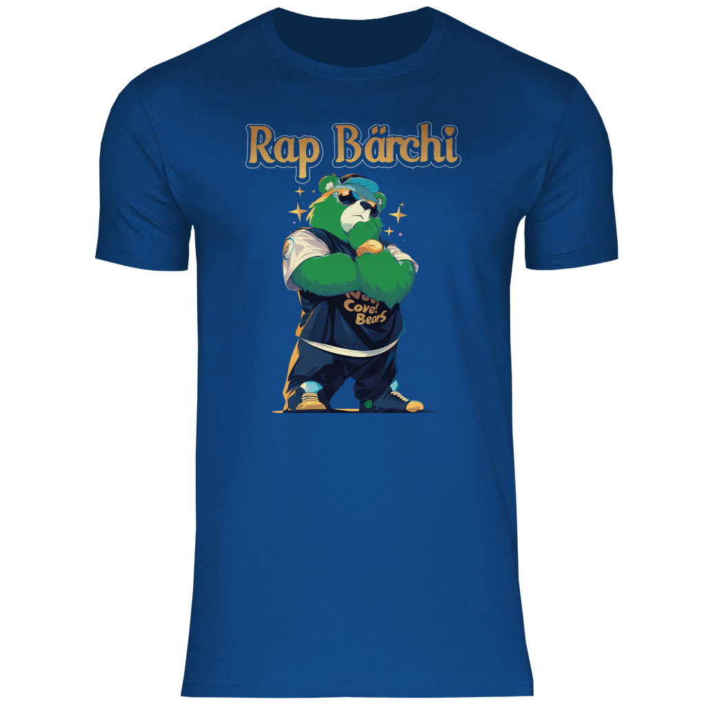 Rap Bärchi - Glücksbärchi - Herren Shirt Royal Blue