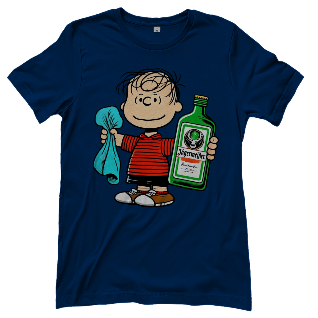 Linus van Pelt mit Jäger - Die Peanuts - Damenshirt