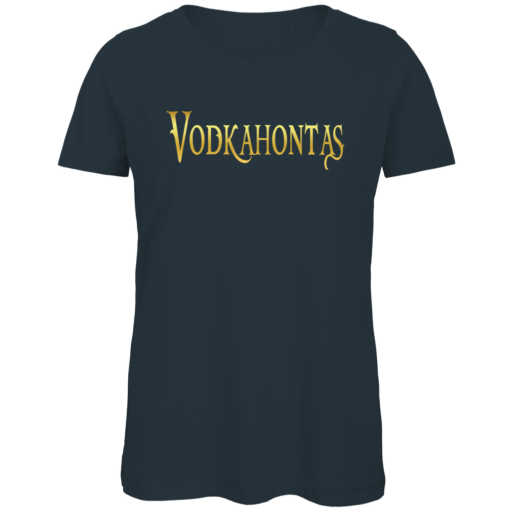 Vodkahontas - Prinzessin Gold - Damen Premium Bio T-Shirt Dark Grey
