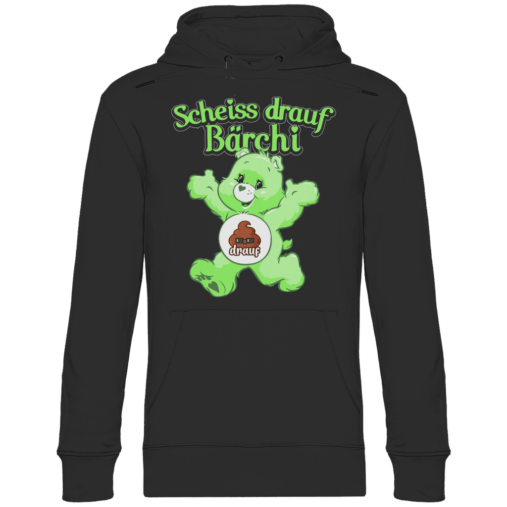 Scheiss drauf Bärchi - Glücksbärchi - Unisex Hoodie Black