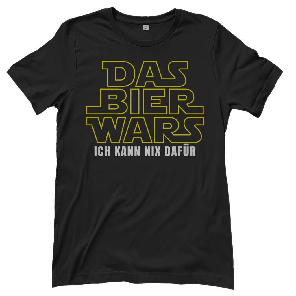 Das Bier Wars ich kann nix dafür Star Wars - Damenshirt Black