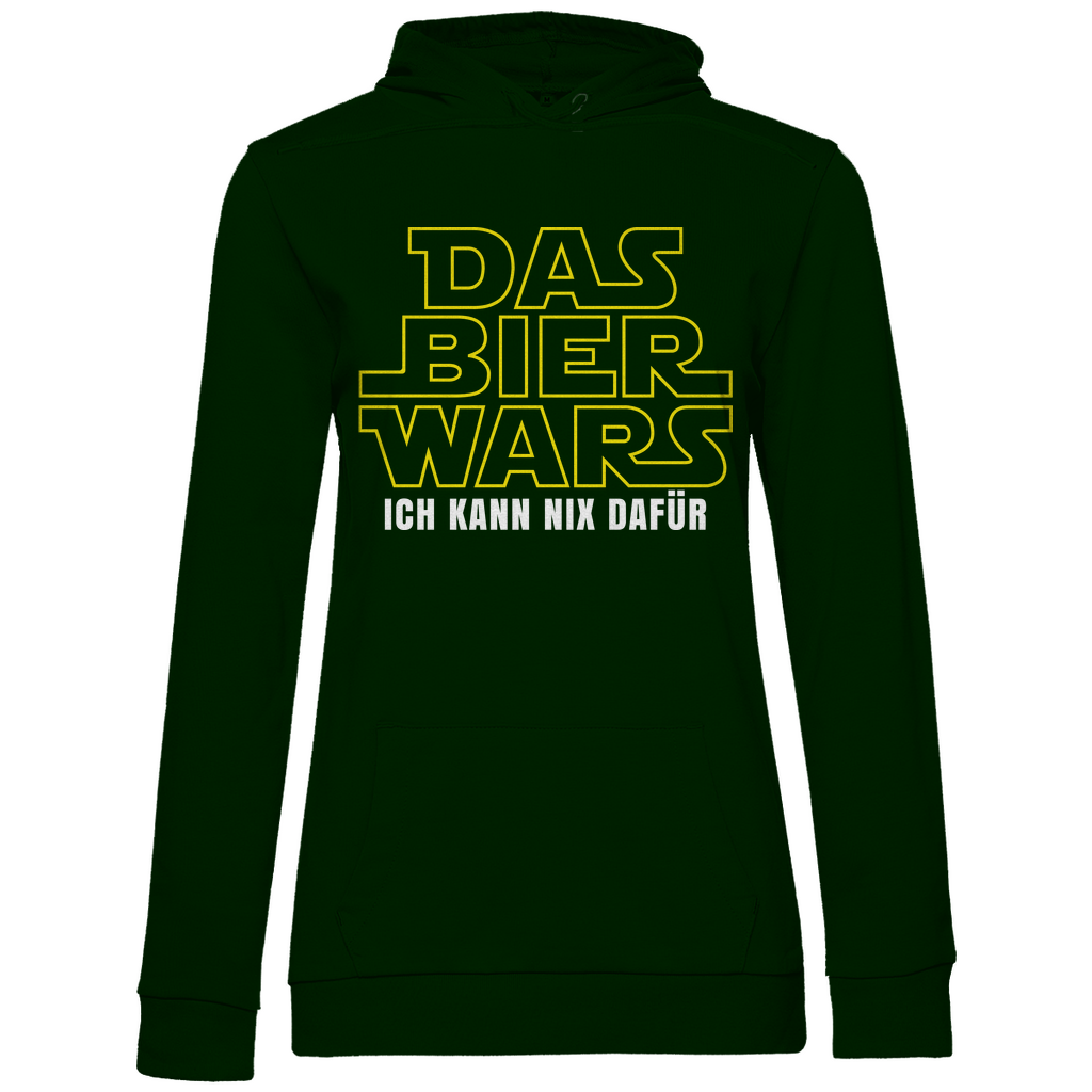 Das Bier Wars ich kann nix dafür Star Wars - Damen Hoodie Forest Green