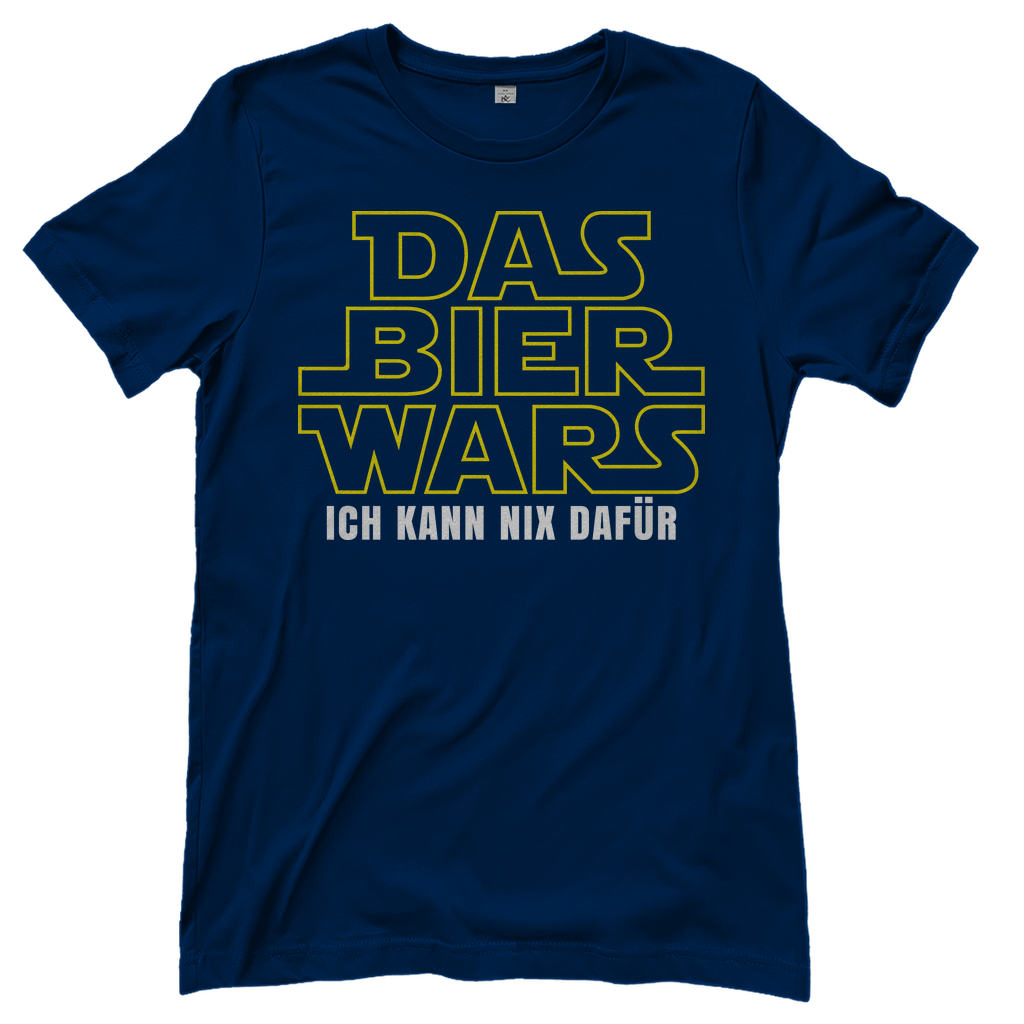 Das Bier Wars ich kann nix dafür Star Wars - Damenshirt Navy