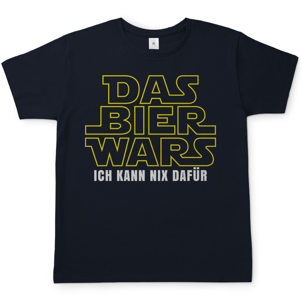 Das Bier Wars ich kann nix dafür Star Wars - Herren Shirt Navy