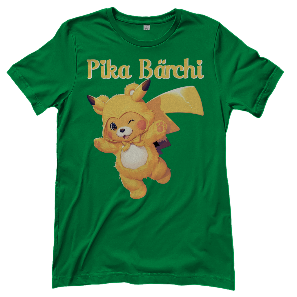 Pika Bärchi - Glücksbärchi - Damenshirt Kelly Green