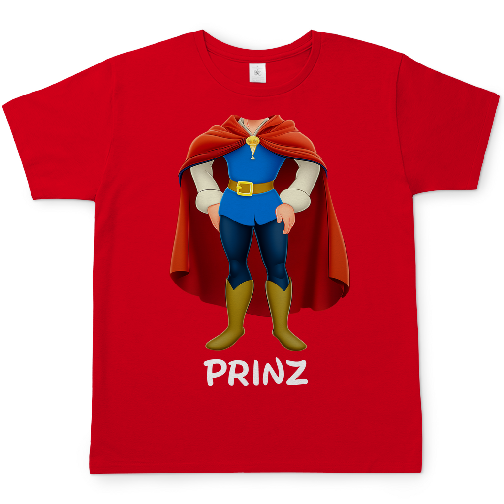 Schneewittchen und die 7 Zwerge - Prinz - Herren Shirt Red