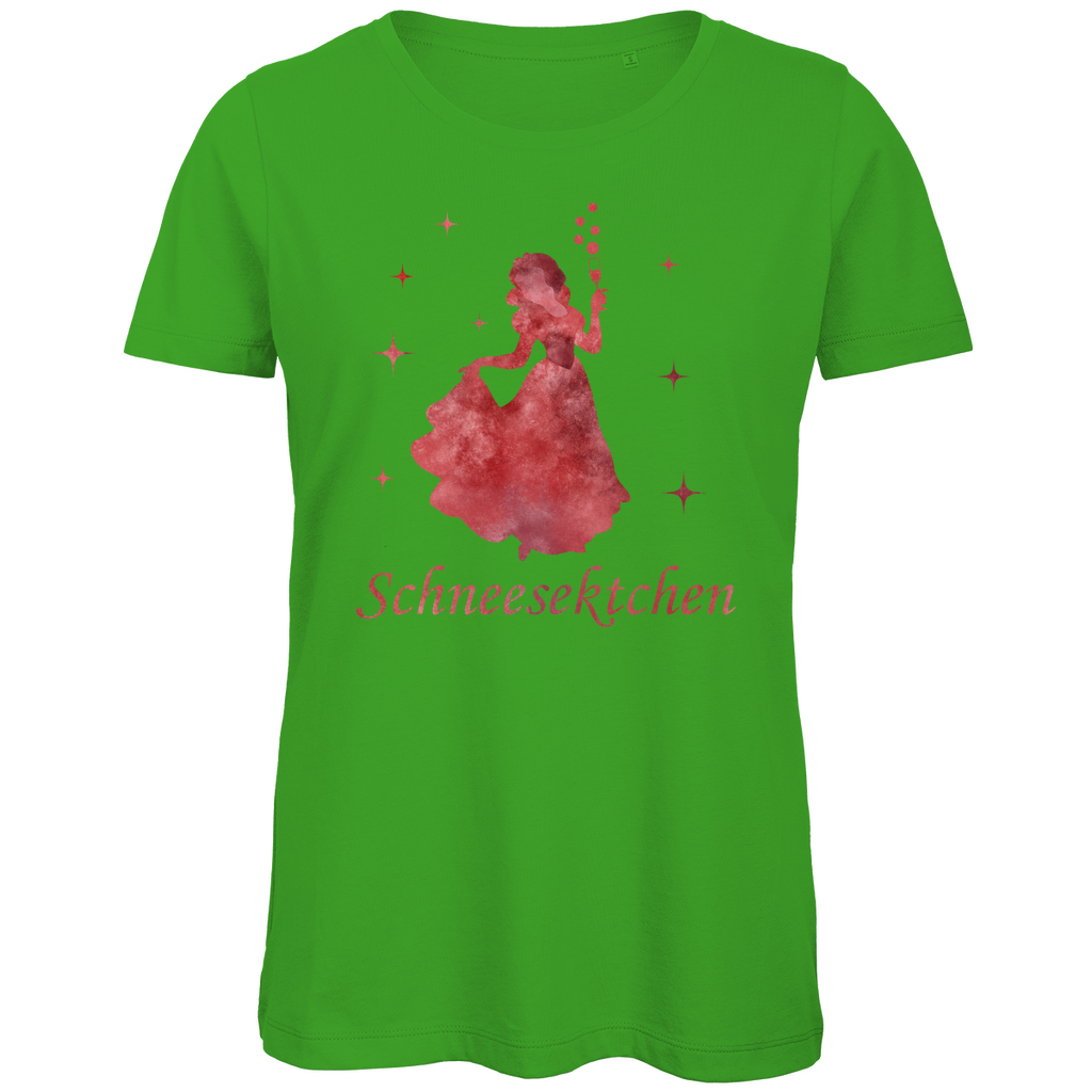 Schneesektchen - Prinzessin Aquarell - Damen Premium Bio T-Shirt Real Green