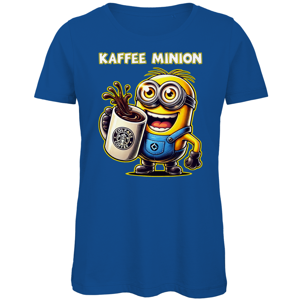 Kaffee Minion - Damen Premium Bio T-Shirt
