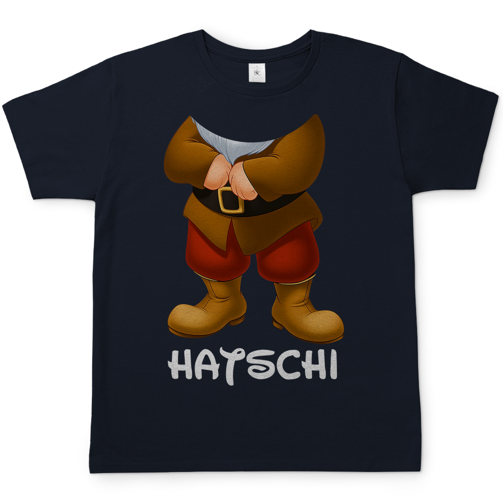 Schneewittchen und die 7 Zwerge - Hatschi - Herren Shirt Navy