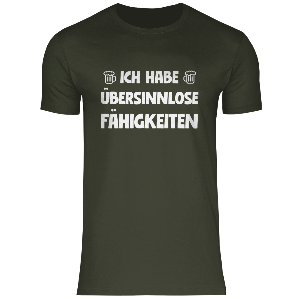 Ich habe übersinnlose Fähigkeiten - Herren Shirt Urban Khaki