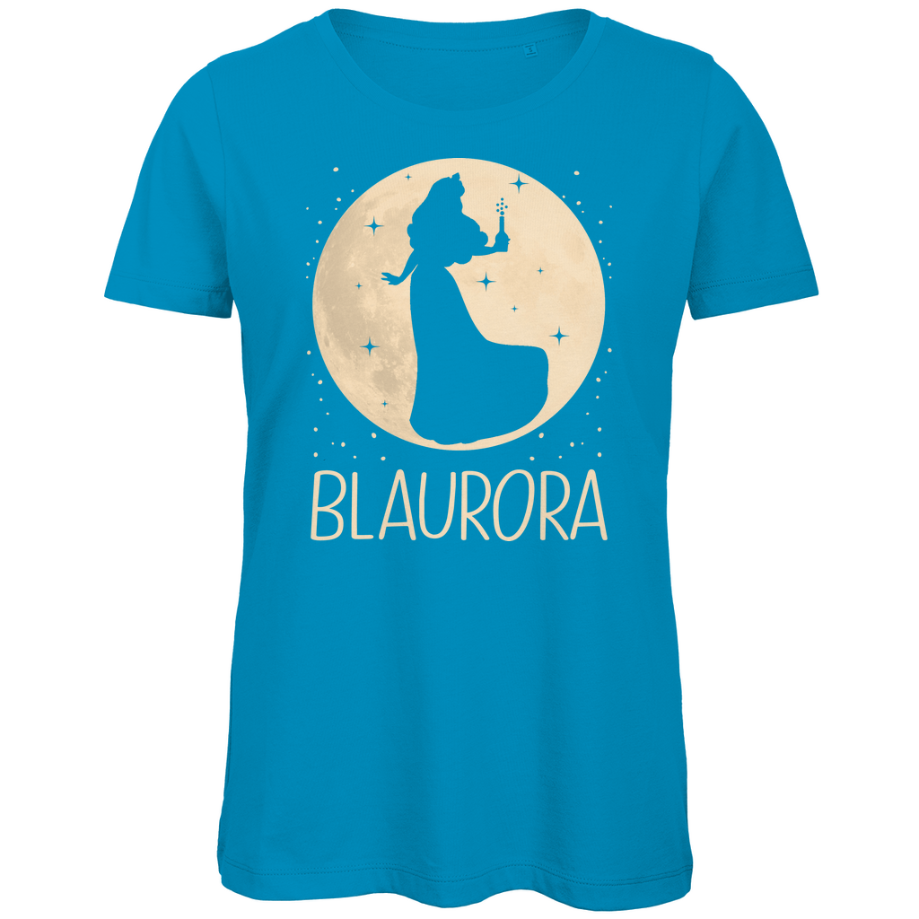 Mond Prinzessin - Blaurora - Damen Premium Bio T-Shirt Atoll