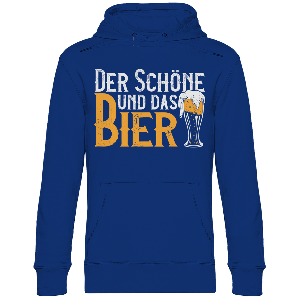 Der Schöne und das Bier - Unisex Hoodie Royal