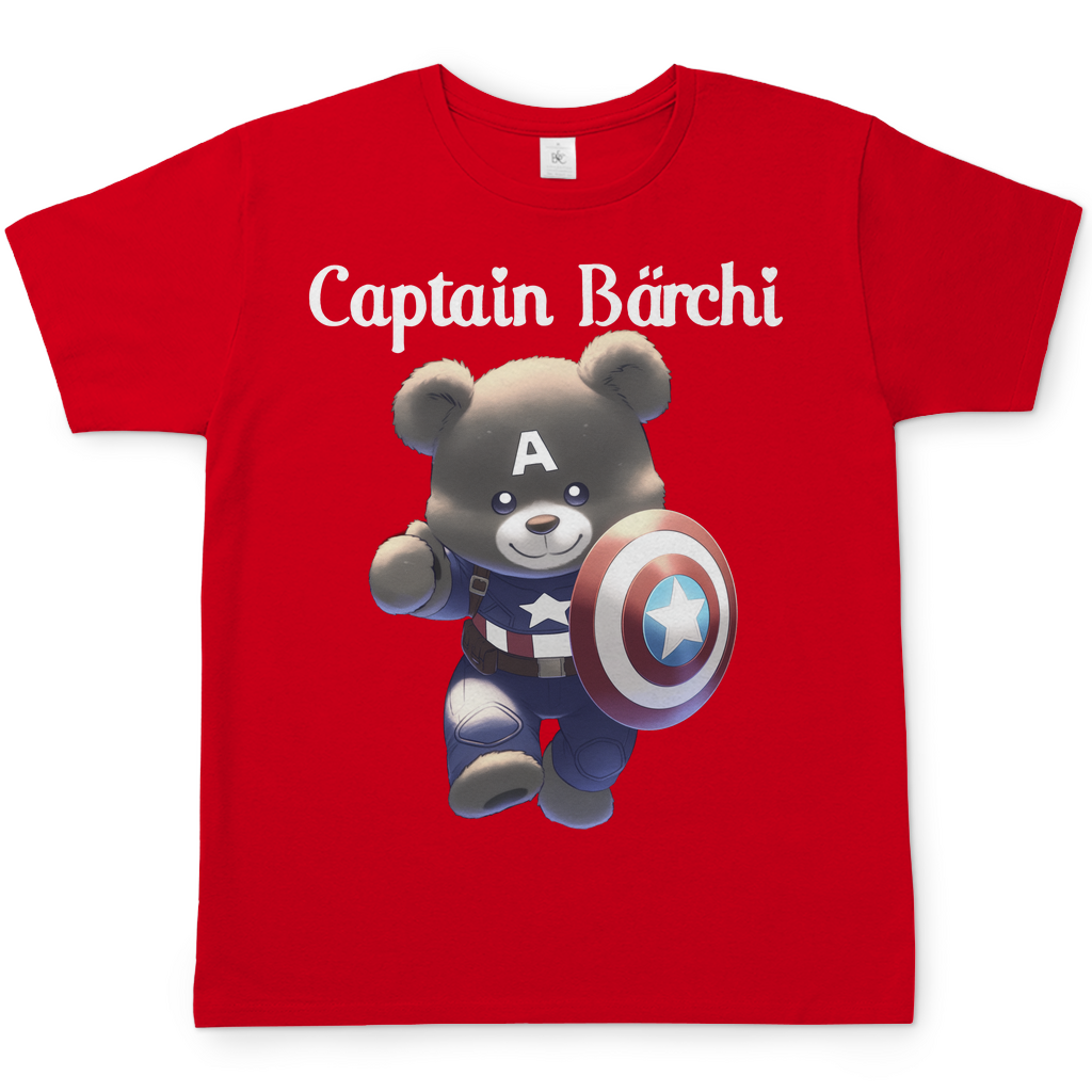 Captain Bärchi - Glücksbärchi - Herren Shirt Red
