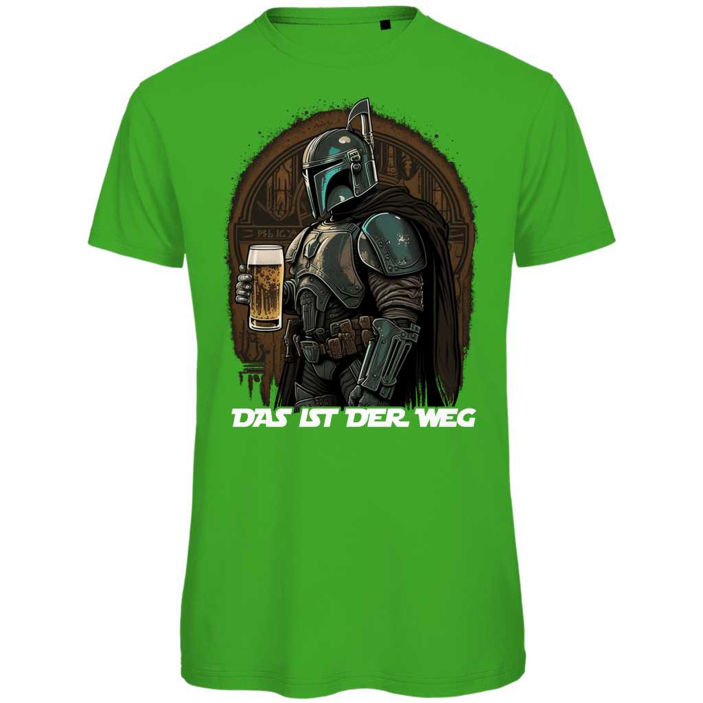 Das ist der Weg Bier Mandalorianer - Herren Premium Bio T-Shirt Real Green