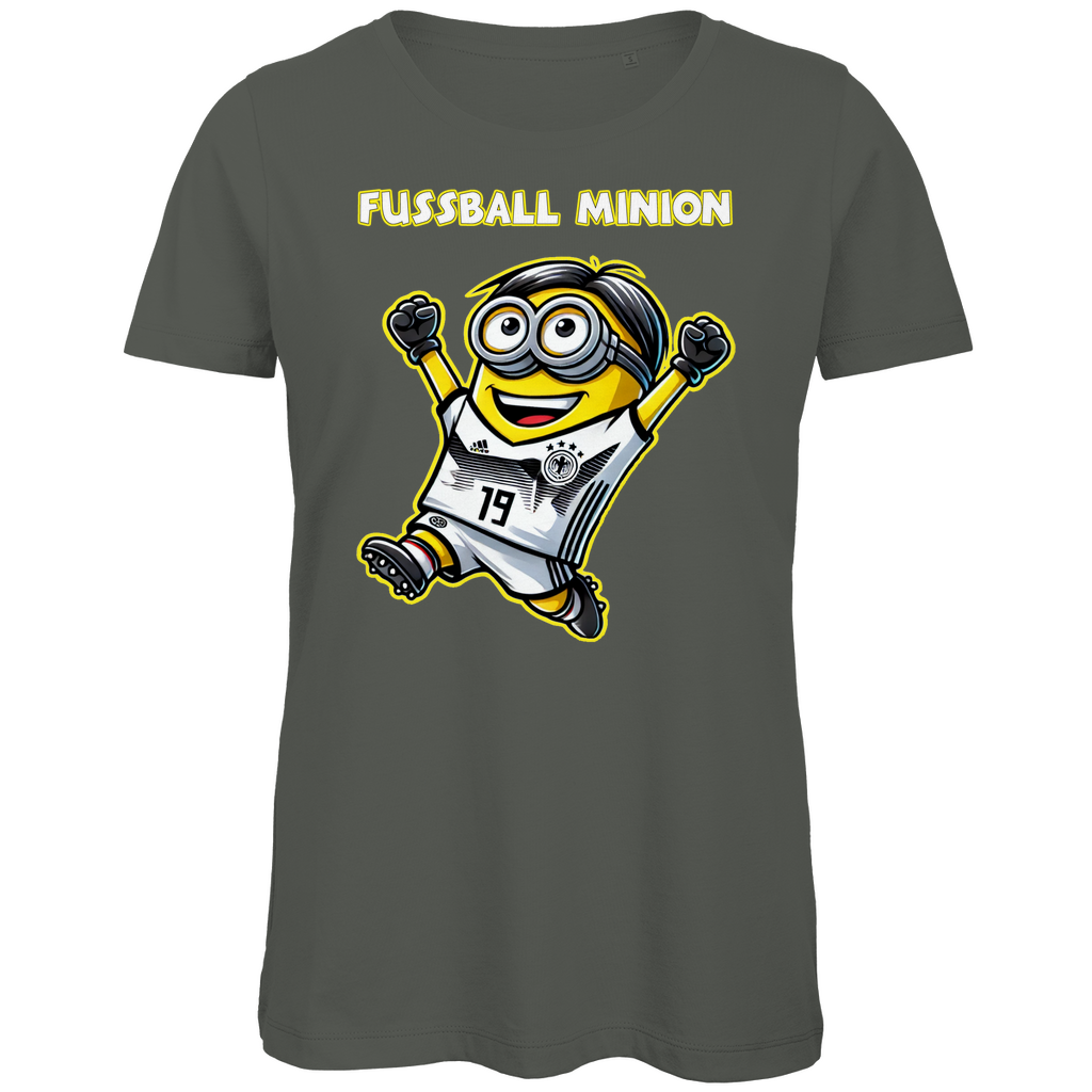 Fussball Minion - Damen Premium Bio T-Shirt