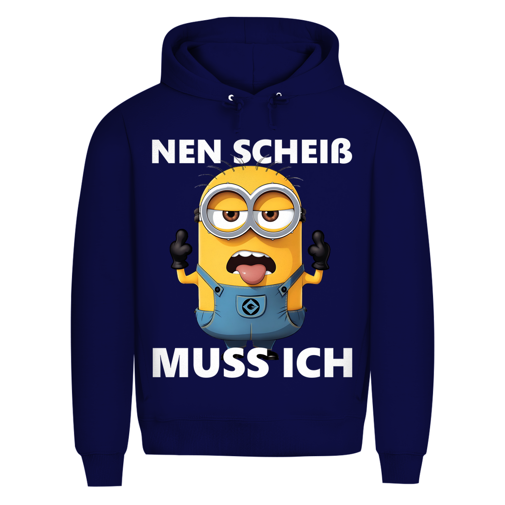 Herren Premium Bio Hoodie Nen Scheiß Muss Ich Minion