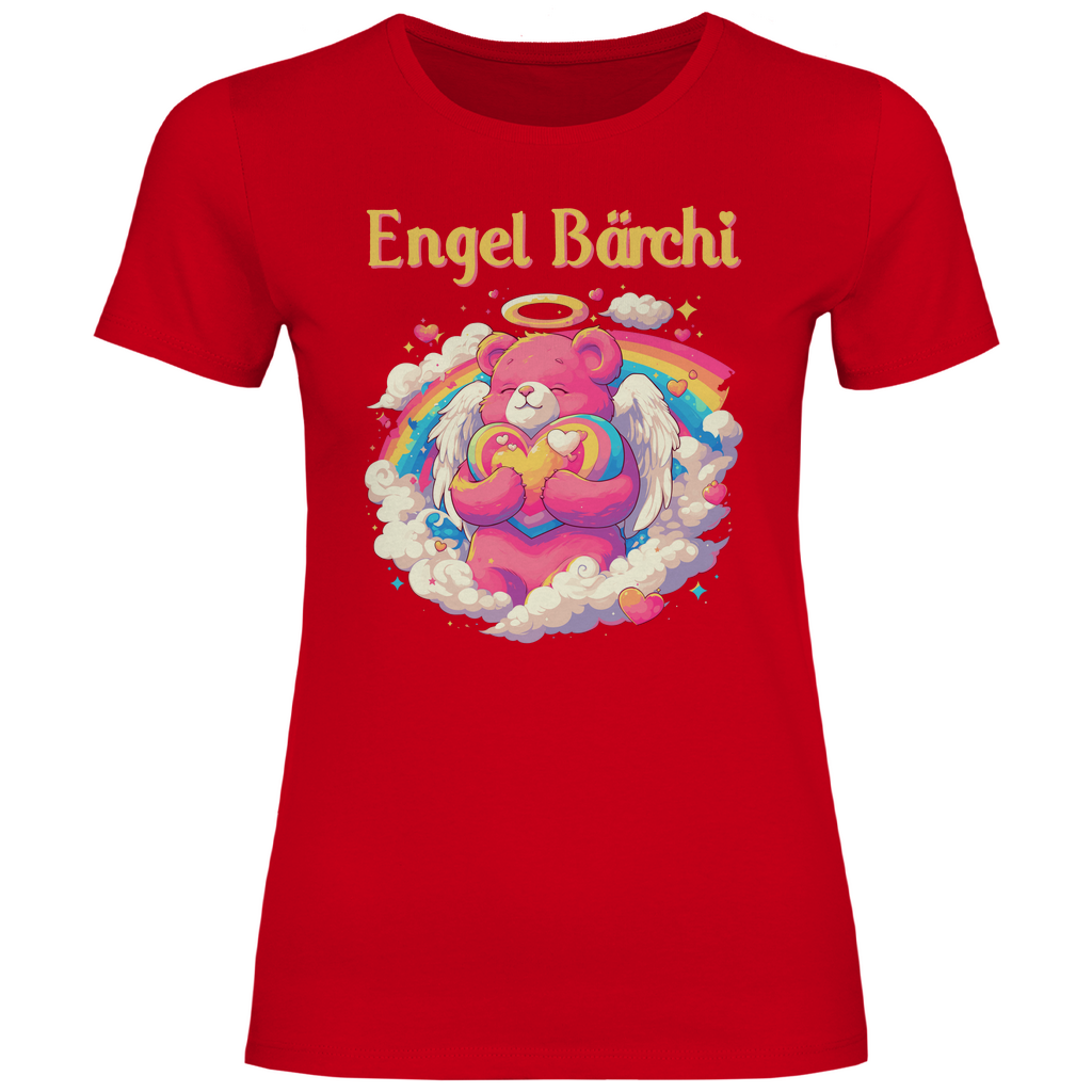 Engel Bärchi - Glücksbärchi - Damenshirt Red