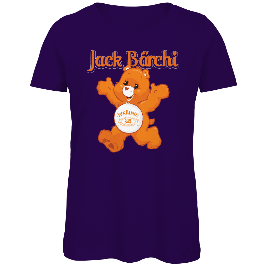 Jack Bärchi - Glücksbärchi - Damen Premium Bio T-Shirt Urban Purple