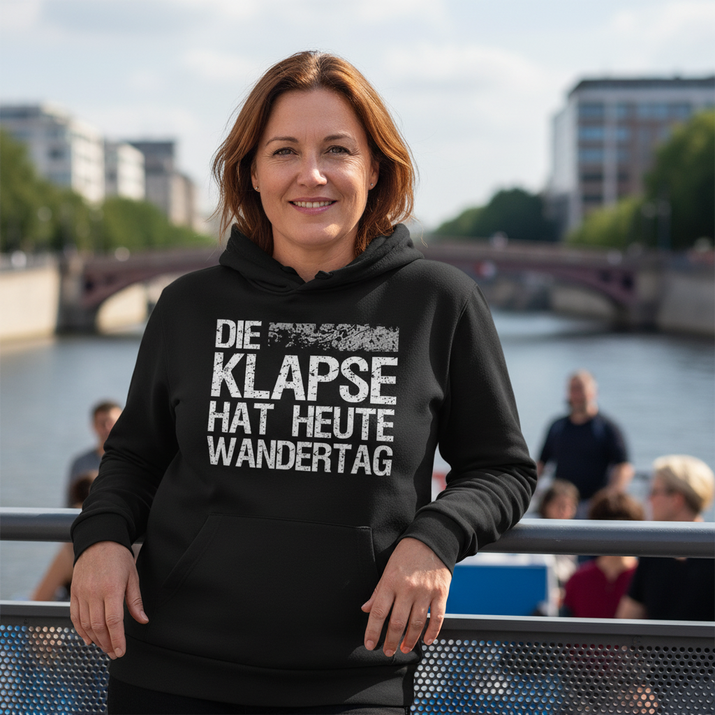 Die Klapse hat heute Wandertag - Damen Hoodie