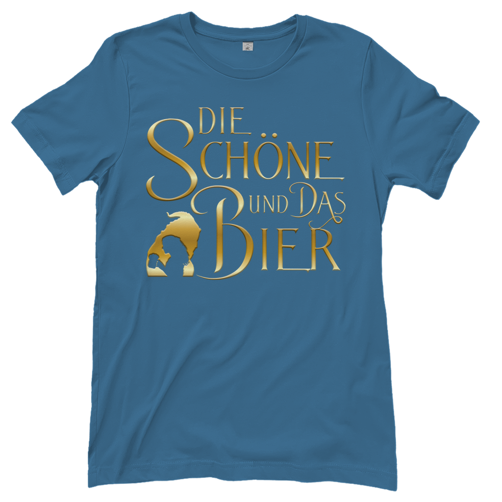 Die Schöne und das Biest Bier - Damenshirt Stone Blue