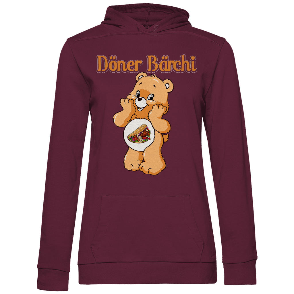 Döner Bärchi - Glücksbärchi - Damen Hoodie Wine