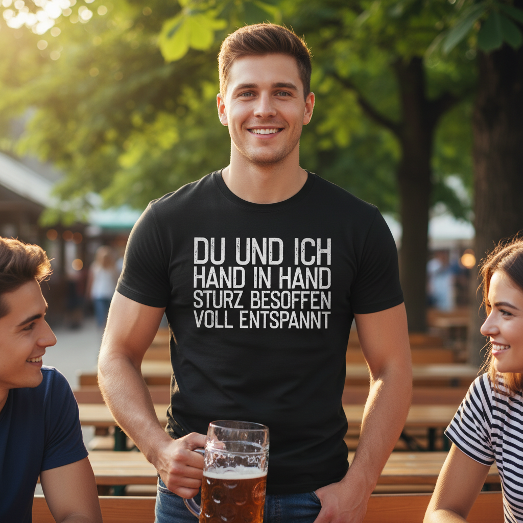 Du und ich Hand in Hand - Herren Shirt