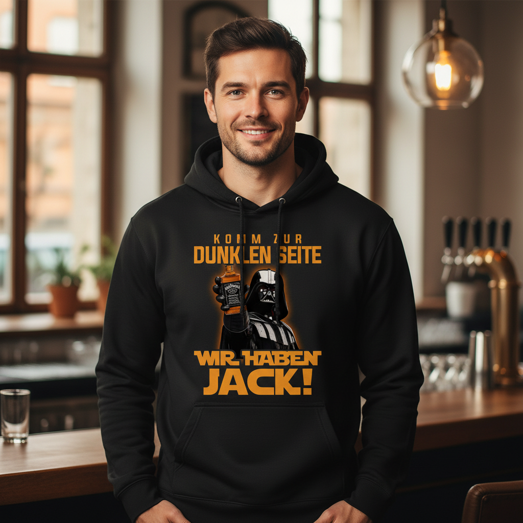 Komm zur dunklen Seite wir haben Jack Darth Vader - Unisex Hoodie