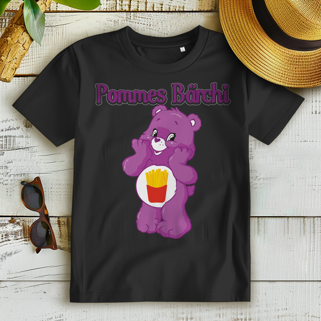 Pommes Bärchi - Glücksbärchi - Damen Premium Bio T-Shirt