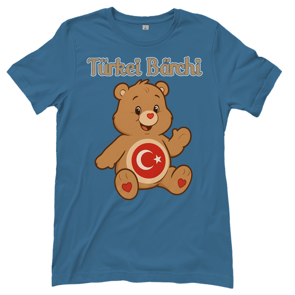 Türkei Bärchi - Glücksbärchi - Damen T-Shirt Stone Blue