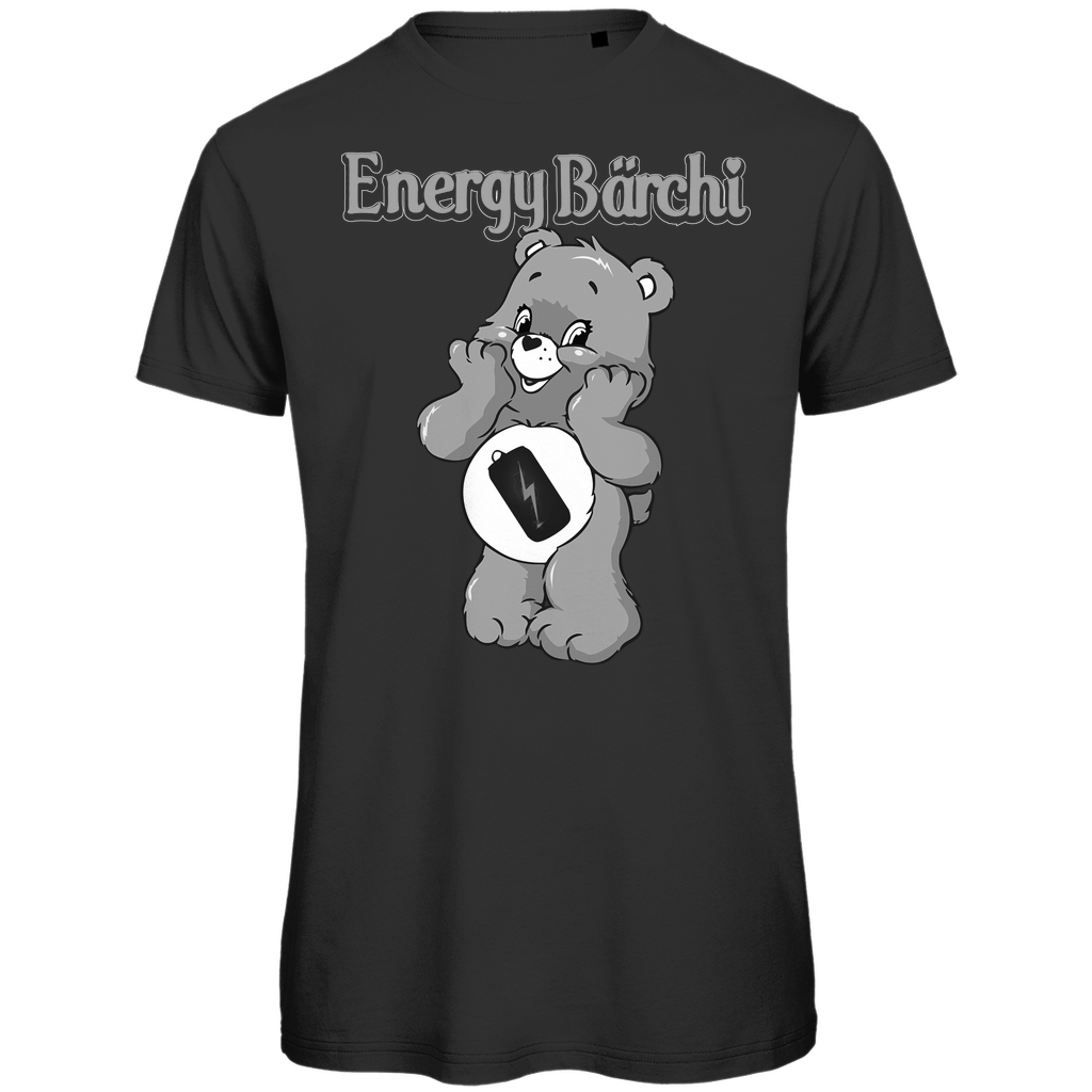Energy Bärchi Glücksbärchi - Herren Premium Bio T-Shirt Black
