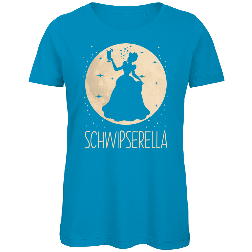 Mond Prinzessin - Schwipserella - Damen Premium Bio T-Shirt Atoll