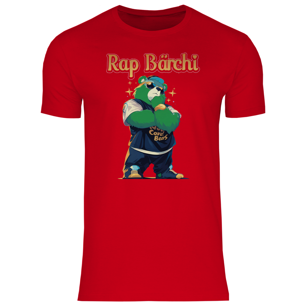 Rap Bärchi - Glücksbärchi - Herren Shirt Red