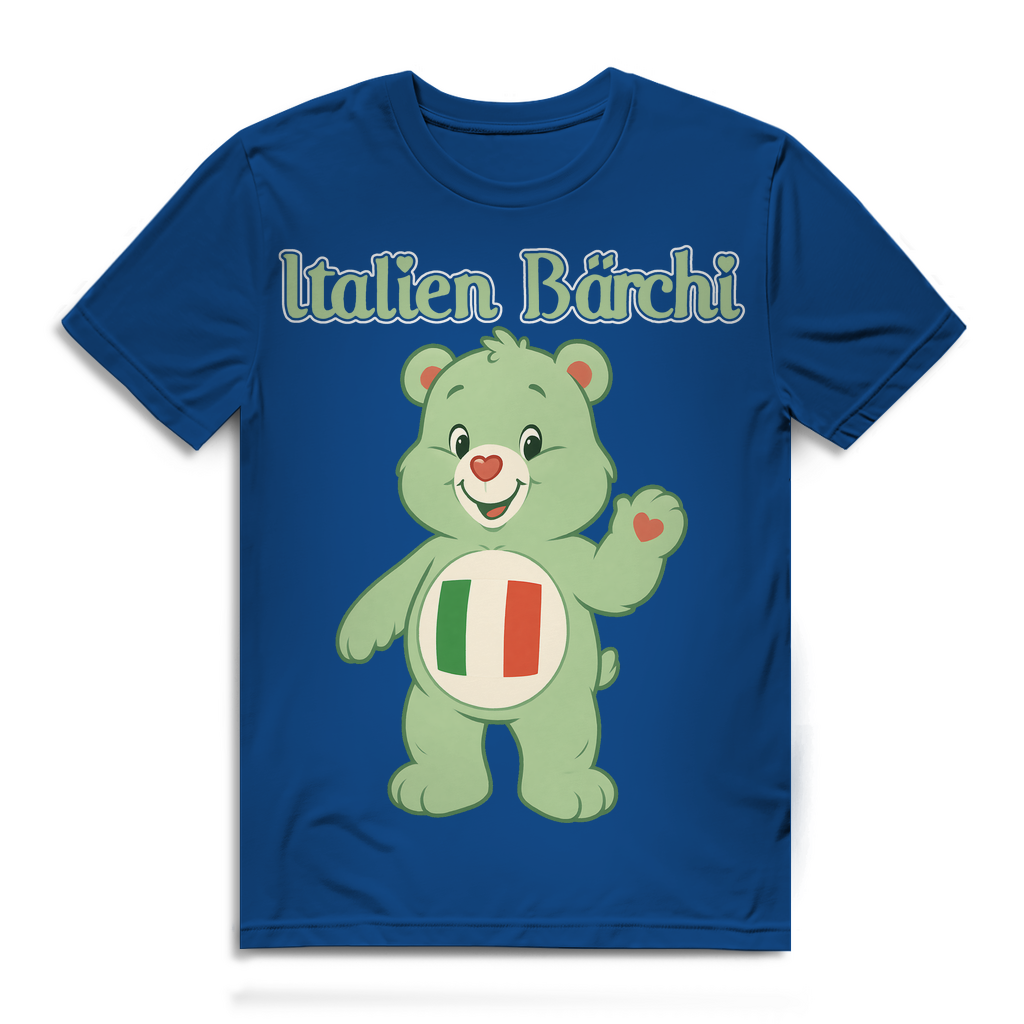 Italien Bärchi - Glücksbärchi - Herren Premium Bio T-Shirt Royal Blue