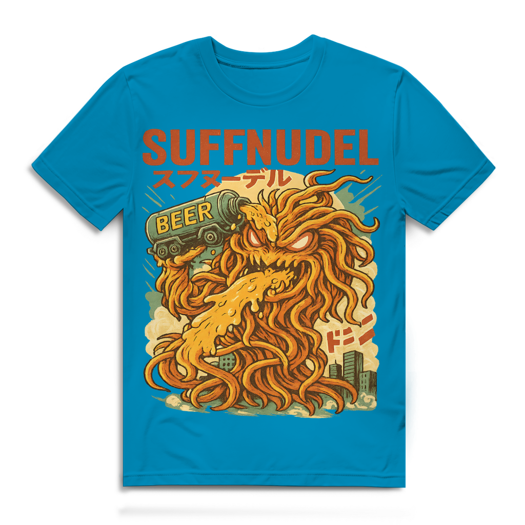 Suffnudel Bier Monster Nudel Kaiju - Herren Premium Bio T-Shirt Atoll
