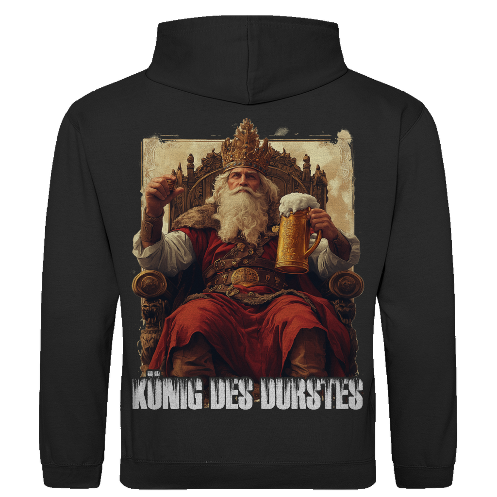 König des Durstes - Herren Hoodie Jet Black