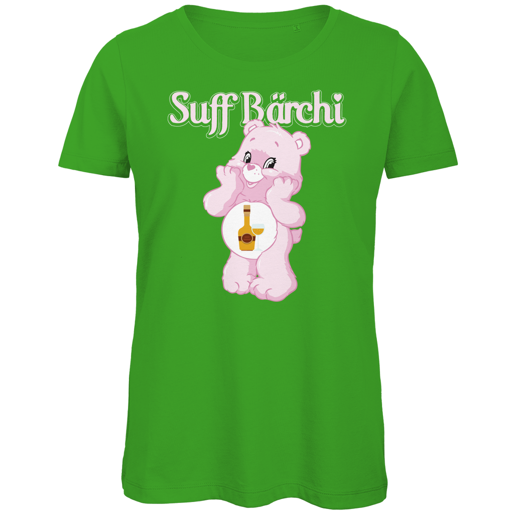 Suff Bärchi - Glücksbärchi - Damen Premium Bio T-Shirt Real Green