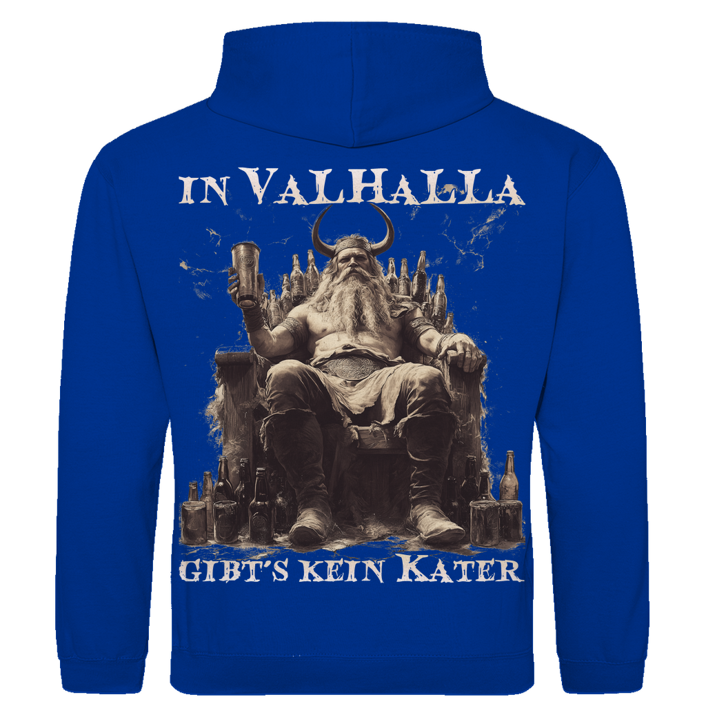 In Valhalla gibt´s kein Kater - Herren Hoodie Royal Blue