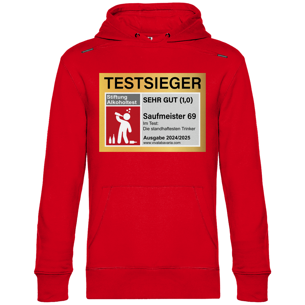 Testsieger Saufmeister 69 - Unisex Hoodie Red