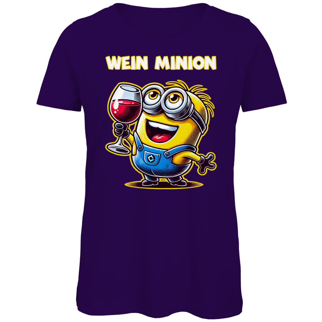 Wein Minion - Damen Premium Bio T-Shirt