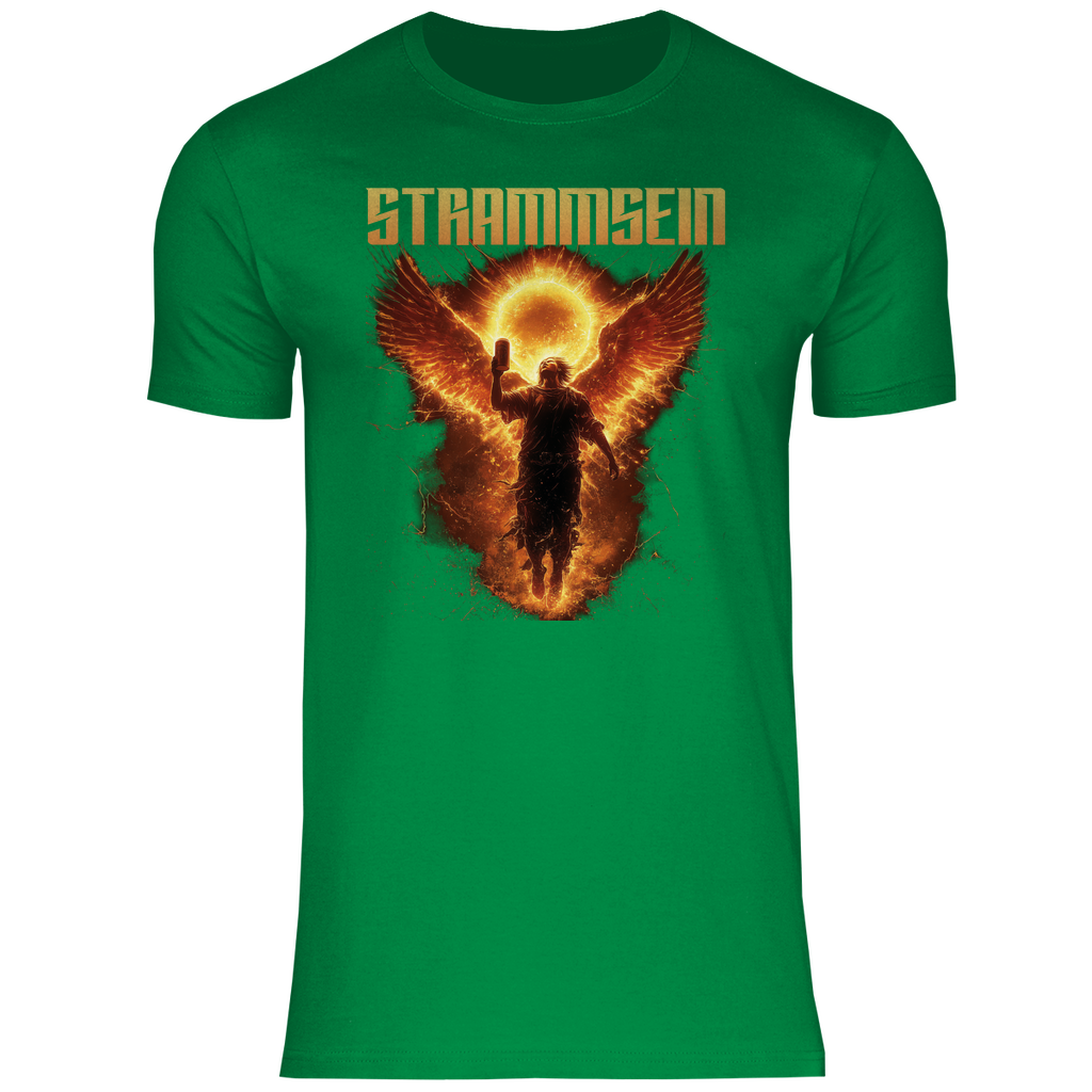 Strammsein Du Ich Wir Bier - Herren Shirt Kelly Green