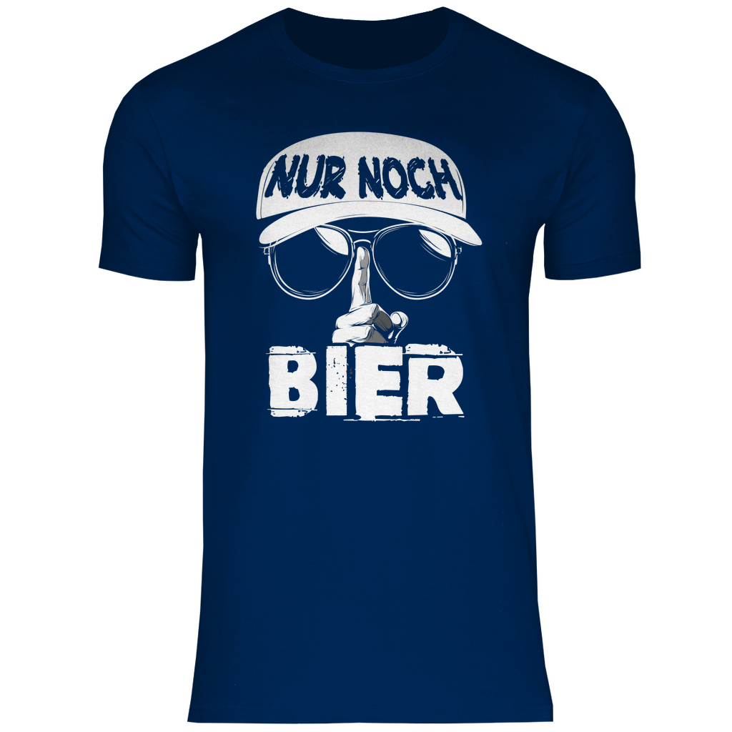 Nur noch ein Bier - Herren Shirt Navy