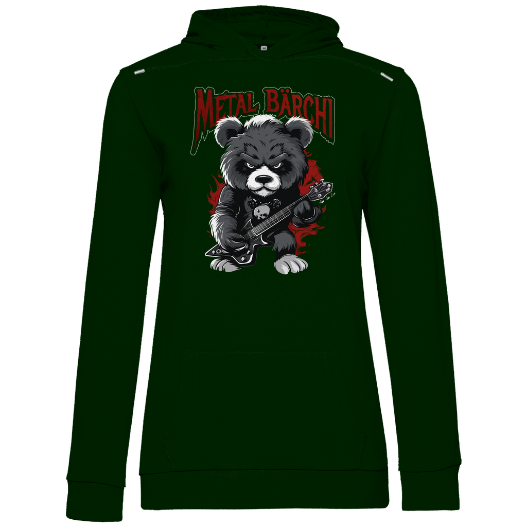 Metal Bärchi - Glücksbärchi - Damen Hoodie Forest Green