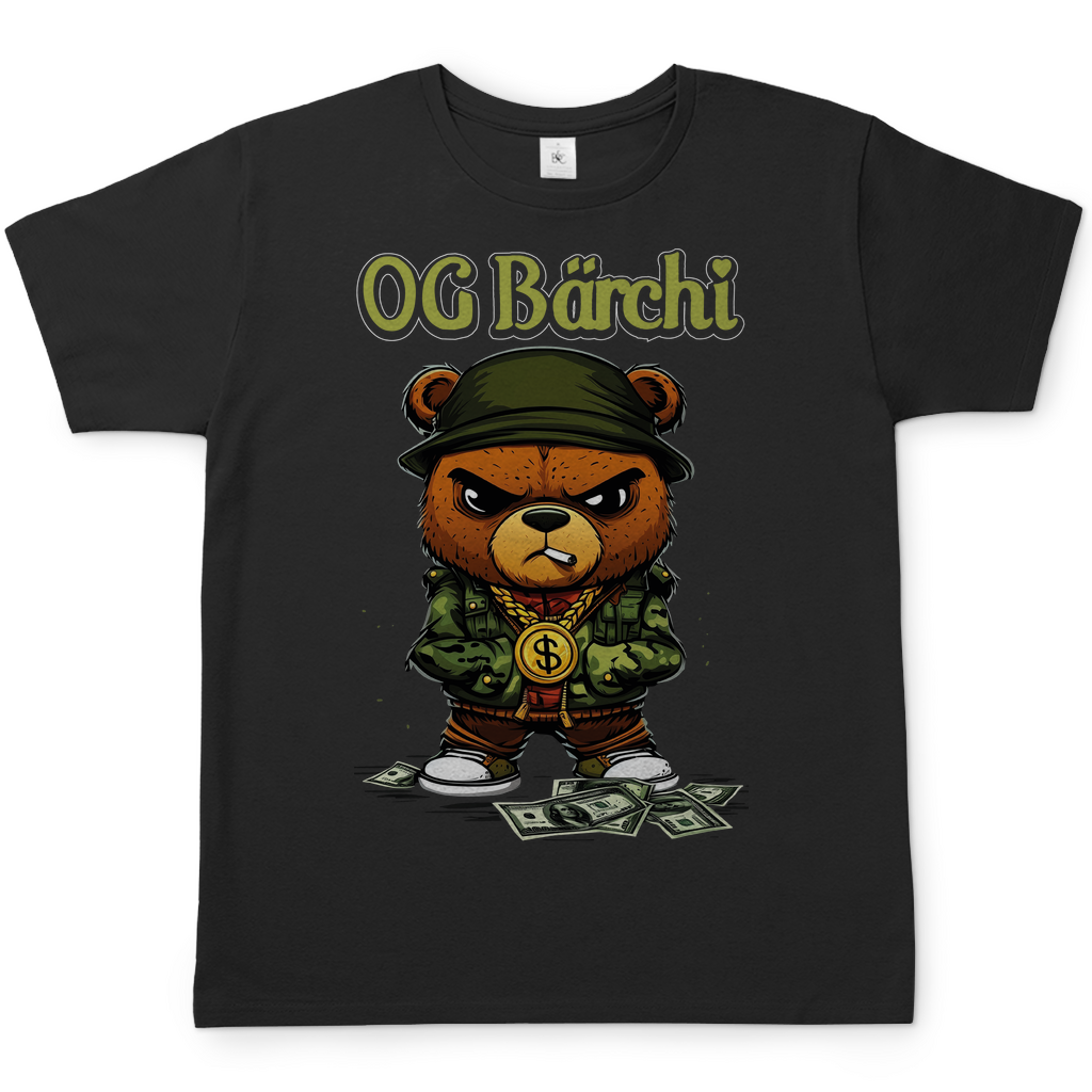 OG Bärchi - Glücksbärchi - Herren T-Shirt Black