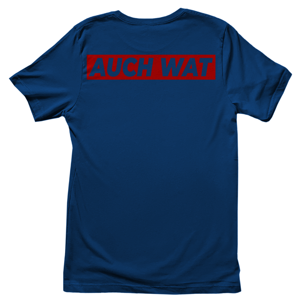 Hinten steht auch wat - Beidseitiger Druck - Damenshirt